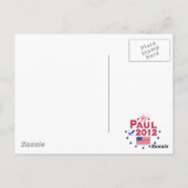 Het President 2012 van Ron Paul Briefkaart (Achterkant)