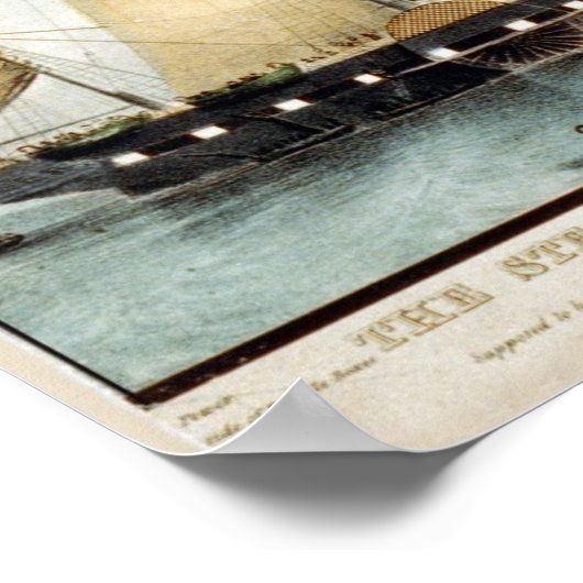 Het President 2 van het Stoomschip Poster (Hoek)