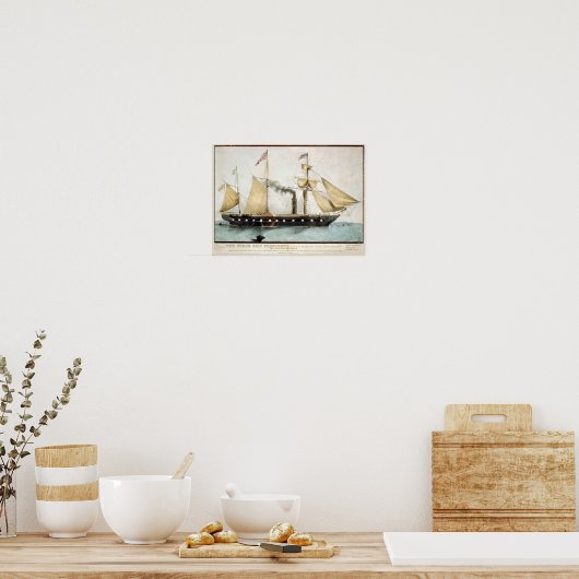 Het President 2 van het Stoomschip Poster (Keuken)