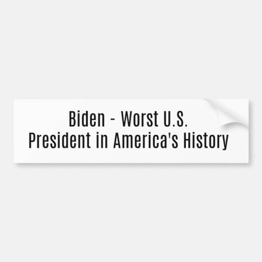 Het President van de eerste verdieping in de Ameri Bumpersticker (Voorkant)