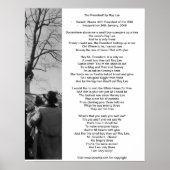 Het President van Roy Lee Poster Poem door sunbeck (Voorkant)
