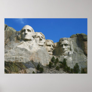 Het presidentiële monument van Mount Rushmore Poster