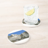 Het presidentiële monument van Mount Rushmore Zandsteen Onderzetter (Zijkant)