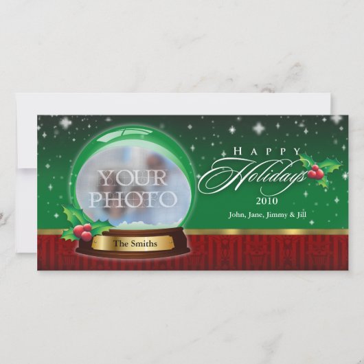 Het prettige feestdagen (plural:) Duidelijke Feestdagenkaart (Voorkant)