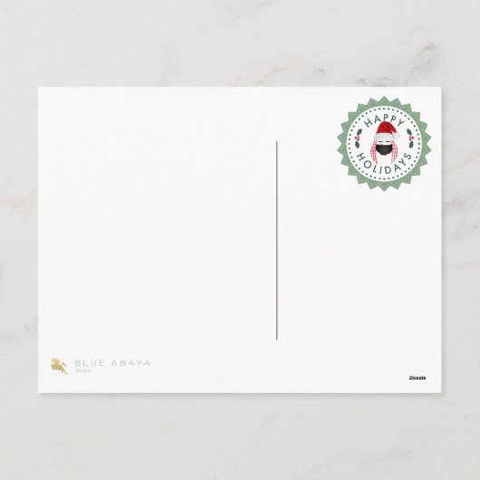 Het prettige feestdagen (plural:) Koele rood van (Achterkant)