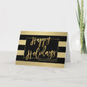 Het prettige feestdagen (plural:) Trendy Gouden (Voorkant)