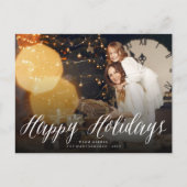 Het prettige feestdagen (plural:) Witte Briefkaart (Voorkant)