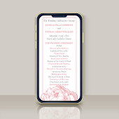 Het Pretty Peony Bloemige Trouwcollectie Programma Poster