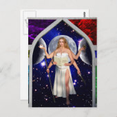 Het Priestess Art. van de Kaart van het Tarot (Voorkant / Achterkant)