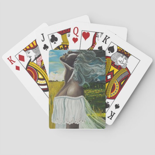 Het prijskaartje pokerkaarten (Achterkant)