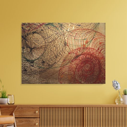 Het primaire licht van Ramona Dumitrescu Canvas Afdruk (Insitu (Woonkamer))