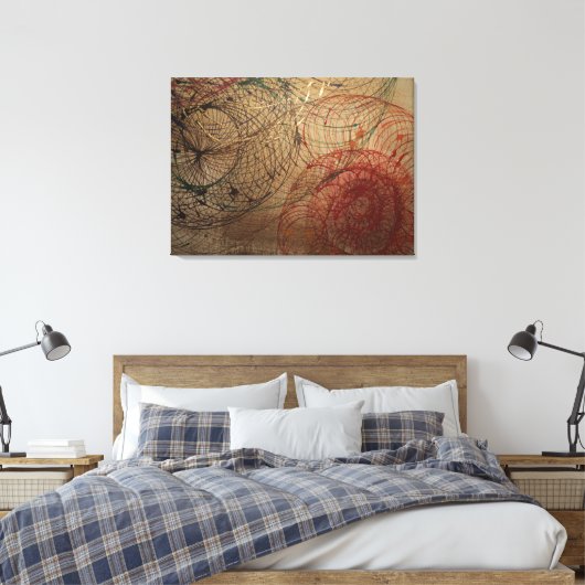 Het primaire licht van Ramona Dumitrescu Canvas Afdruk (Insitu (Slaapkamer))