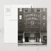 Het Princess Theatre, 1910 Briefkaart (Voorkant / Achterkant)