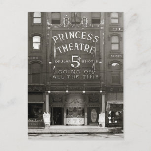 Het Princess Theatre, 1910 Briefkaart