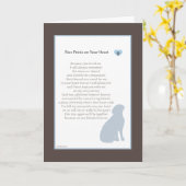 Het Print van de poot op Uw sympathie van de de Kaart (Gele Bloem)