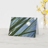 Het Prisma van het gras - Notecard Kaart (Gele Bloem)