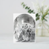 Het privéhuwelijk van Anne Boleyn Briefkaart (Staand voorkant)