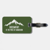 Het probleem is de prijs van de toelating bagagelabel (Achterkant horizontaal)