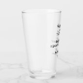 Het probleem is niet het probleem...bierpint glas (Rechts)