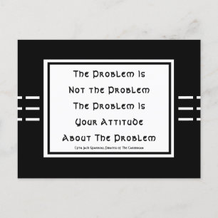 HET PROBLEEM IS NIET HET PROBLEEM, Cpt.Jack Sparro Briefkaart