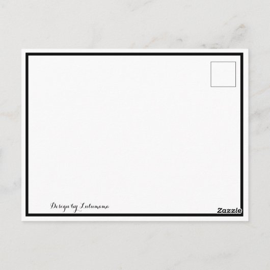 HET PROBLEEM IS NIET HET PROBLEEM, Cpt.Jack Sparro Briefkaart (Achterkant)