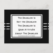 HET PROBLEEM IS NIET HET PROBLEEM, Cpt.Jack Sparro Briefkaart (Voorkant)