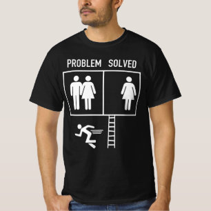 Het probleem is opgelost Funny Marriage Versus Div T-shirt
