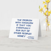 HET PROBLEEM MET HET CITAAT VAN MARGARET THATCHER KAART (Gele Bloem)