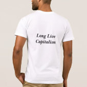 Het probleem met het socialisme Thatcher-citaat T-shirt (Achterkant)