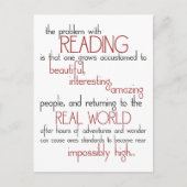 Het probleem met lezen briefkaart (Voorkant)