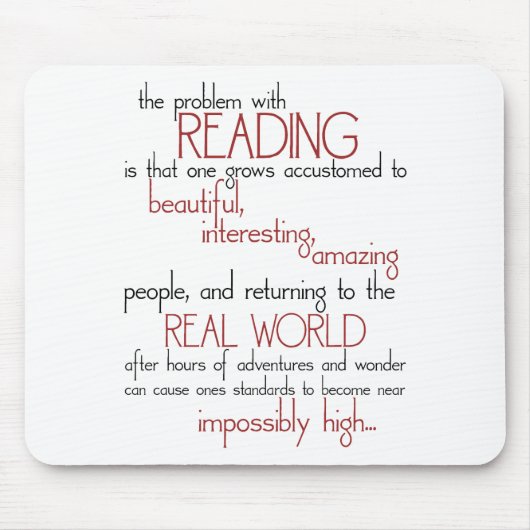 Het probleem met lezen muismat (Voorkant)