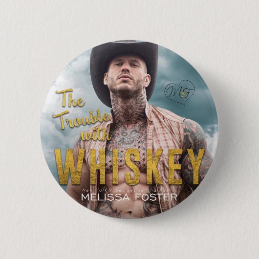 Het probleem met Whiskey-Button Ronde Button 5,7 Cm (Voorkant)