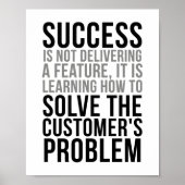 Het probleem van de klant oplossen poster (Voorkant)