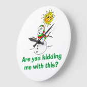 Het Probleem van de sneeuwman is u Kidding me met Grote Klok (Hoek)