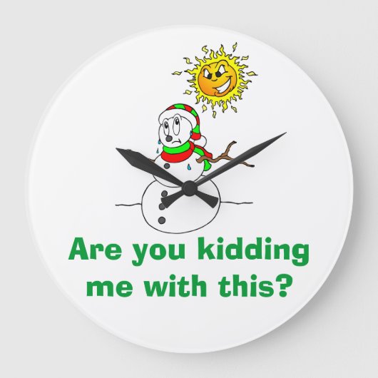 Het Probleem van de sneeuwman is u Kidding me met Grote Klok (Voorkant)