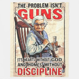 HET PROBLEEM ZIJN GEEN PISTOLEN FLEECE DEKEN