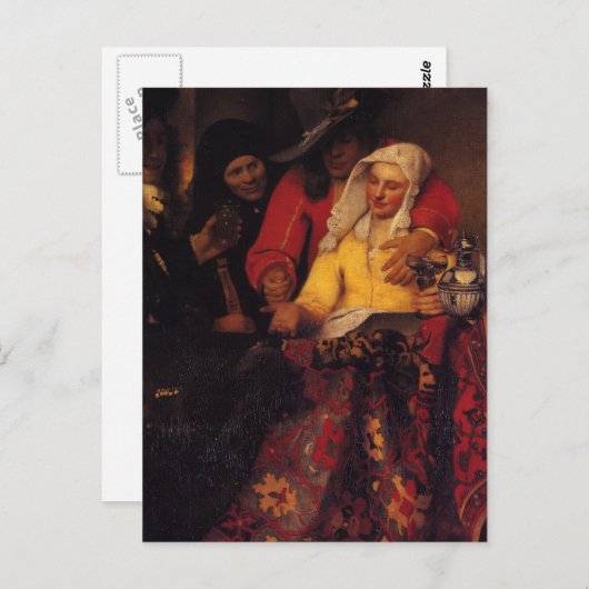 Het proces briefkaart (Voorkant / Achterkant)