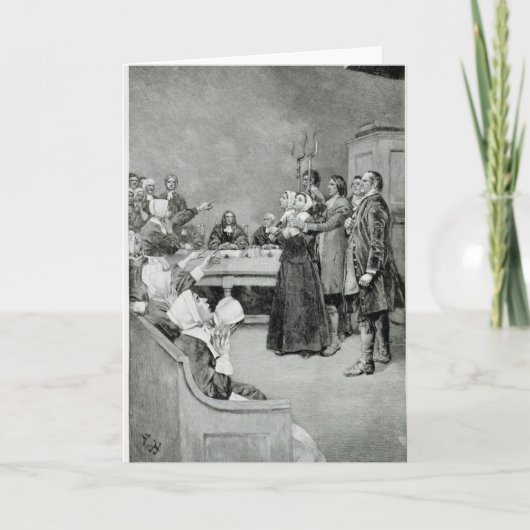 Het proces van een heks kaart (Voorkant)