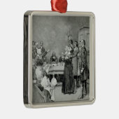 Het proces van een heks metalen ornament (Rechts)