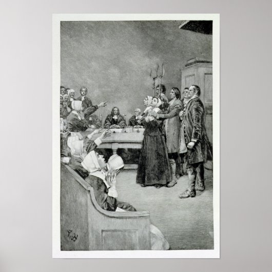 Het proces van een heks poster (Voorkant)