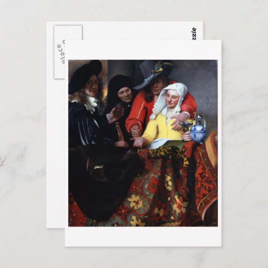Het proces van Johannes Vermeer Briefkaart (Voorkant / Achterkant)