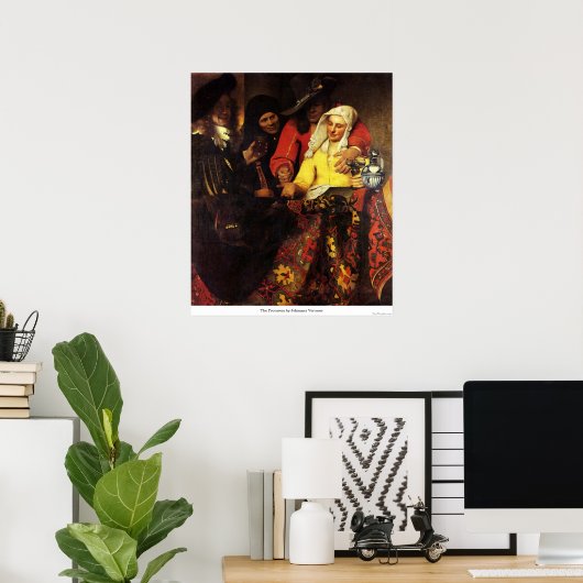 Het proces van Johannes Vermeer Poster (Thuiskantoor)