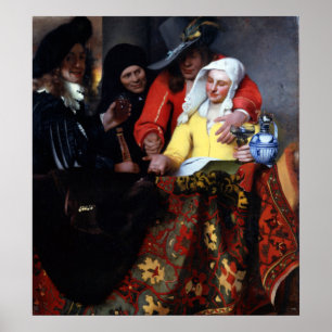 Het proces van Johannes Vermeer Poster