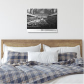 Het proces van Warren Hastings Canvas Afdruk (Insitu (Slaapkamer))