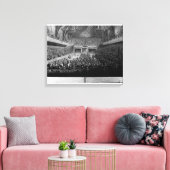 Het proces van Warren Hastings Canvas Afdruk (Insitu (Woonkamer))
