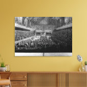 Het proces van Warren Hastings Canvas Afdruk (Insitu (Woonkamer))