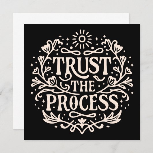 Het proces vertrouwen (Voorkant / Achterkant)