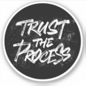 Het proces vertrouwen sticker (Voorkant)