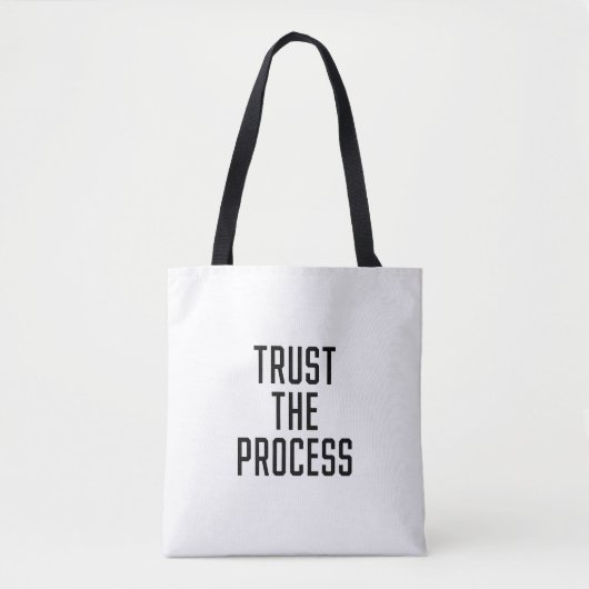 Het proces vertrouwen tote bag (Voorkant)