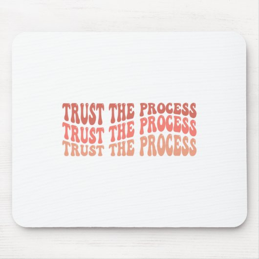 Het proces Zelf Liefde Inspirerend Quote Muismat (Voorkant)